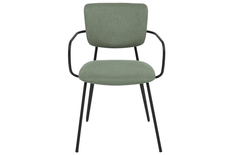 Sett med 2 spisestoler Elko - Grønn, Svart - Møbler - Stoler & lenestoler - Spisestuestoler & kjøkkenstoler