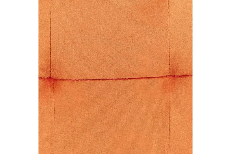 Sett med 2 spisestoler Jasmin - Oransje, svart - Møbler - Stoler & lenestoler - Spisestuestoler & kjøkkenstoler