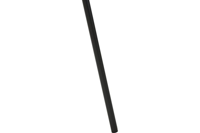 Sett med 2 spisestoler Luana - Hvit, Svart/Bouclé - Møbler - Stoler & lenestoler - Spisestuestoler & kjøkkenstoler