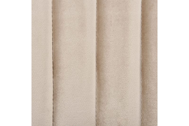 Sett med 2 spisestoler Mariposa - Beige, svart/Fløyel - Møbler - Stoler & lenestoler - Spisestuestoler & kjøkkenstoler