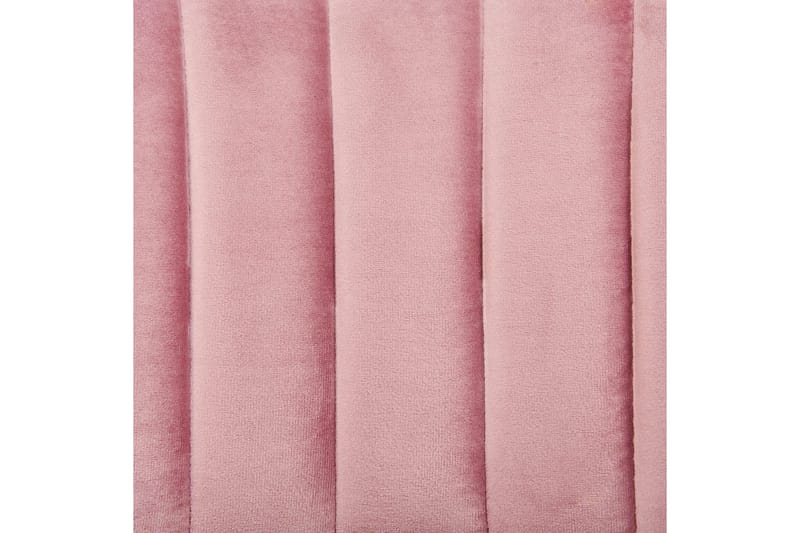 Sett med 2 spisestoler Mariposa - Rosa, svart/fløyel - Møbler - Stoler & lenestoler - Spisestuestoler & kjøkkenstoler