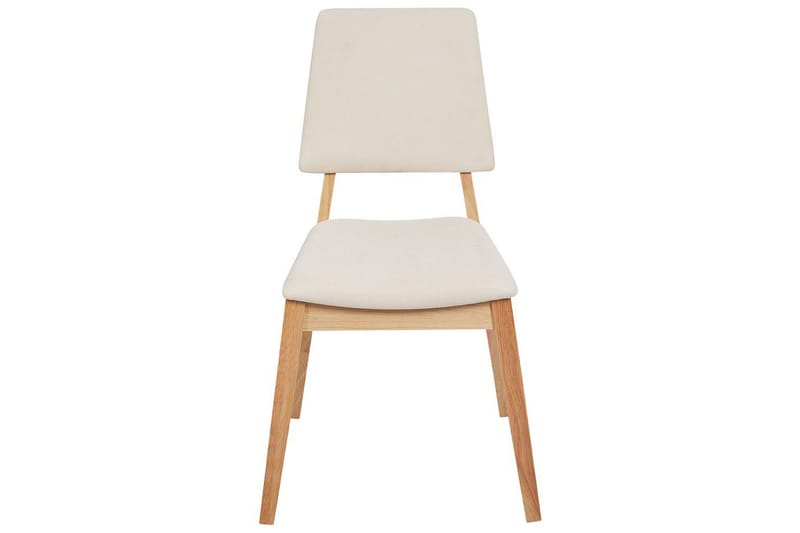 Sett med 2 spisestoler Merrill - Lyst tre, beige - Møbler - Stoler & lenestoler - Spisestuestoler & kjøkkenstoler