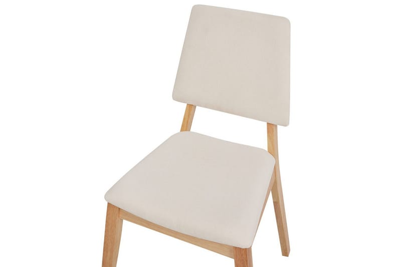 Sett med 2 spisestoler Merrill - Lyst tre, beige - Møbler - Stoler & lenestoler - Spisestuestoler & kjøkkenstoler