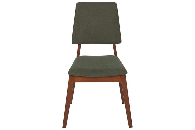 Sett med 2 spisestoler Merrill - Mørkt tre, grønt - Møbler - Stoler & lenestoler - Spisestuestoler & kjøkkenstoler