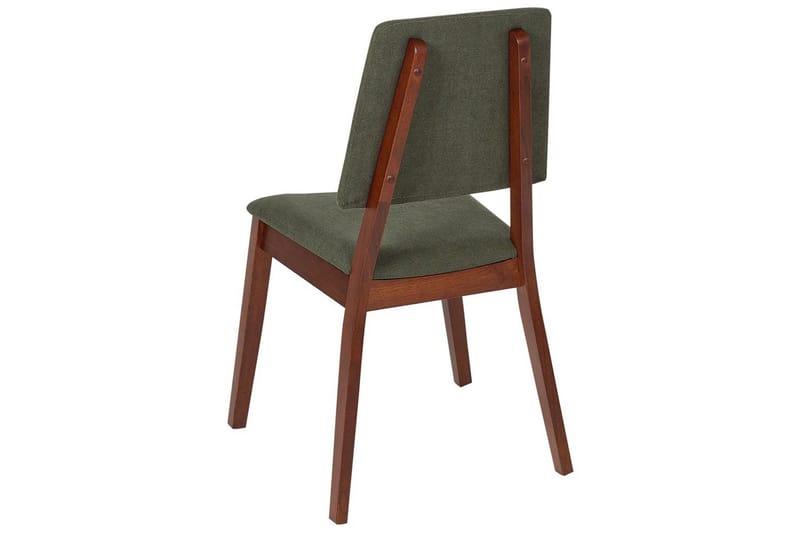 Sett med 2 spisestoler Merrill - Mørkt tre, grønt - Møbler - Stoler & lenestoler - Spisestuestoler & kjøkkenstoler