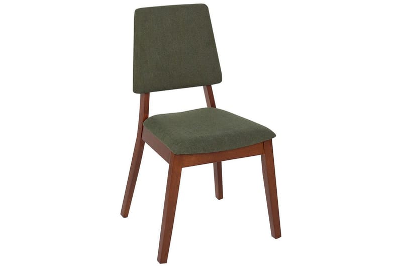 Sett med 2 spisestoler Merrill - Mørkt tre, grønt - Møbler - Stoler & lenestoler - Spisestuestoler & kjøkkenstoler