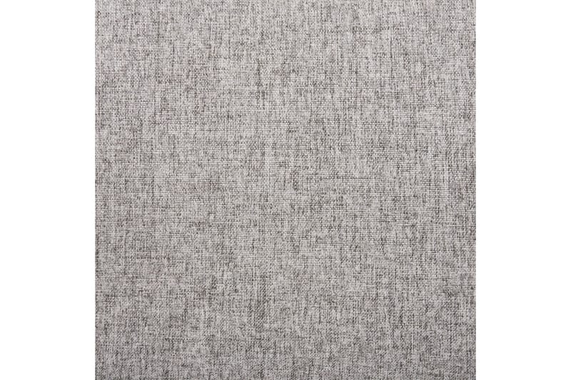 Sett med 2 spisestoler Mina - Grå, svart/Polyester - Møbler - Stoler & lenestoler - Spisestuestoler & kjøkkenstoler