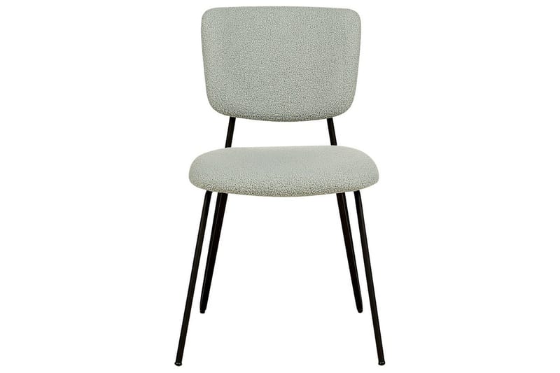 Sett med 2 spisestoler Nelko - Grønn, Svart - Møbler - Stoler & lenestoler - Spisestuestoler & kjøkkenstoler