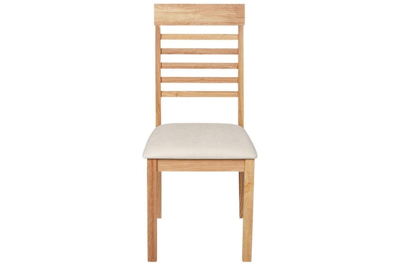 Sett med 2 spisestoler Ortley - Lyst tre, beige - Møbler - Stoler & lenestoler - Spisestuestoler & kjøkkenstoler
