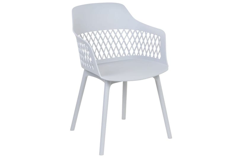 Sett med 2 spisestuestoler Almira - Grå - Møbler - Stoler & lenestoler - Spisestuestoler & kjøkkenstoler