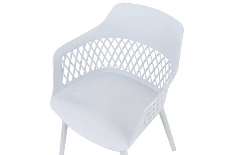 Sett med 2 spisestuestoler Almira - Grå - Møbler - Stoler & lenestoler - Spisestuestoler & kjøkkenstoler