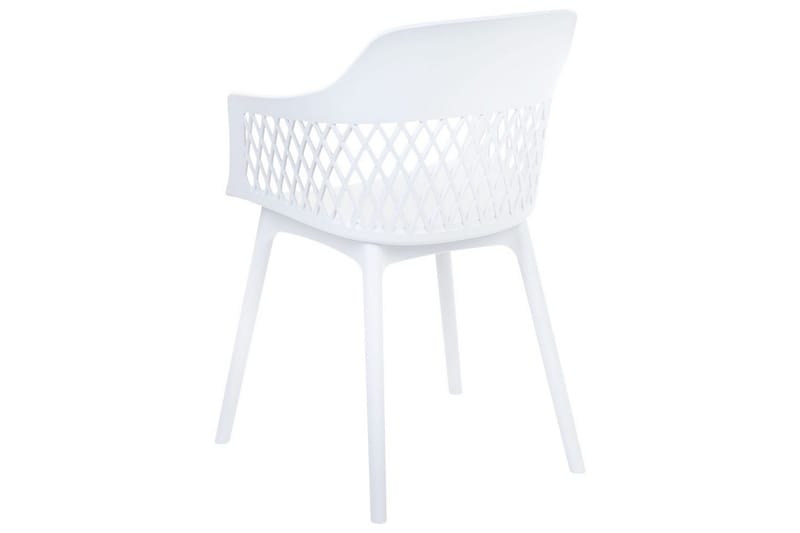 Sett med 2 spisestuestoler Almira - Hvit - Møbler - Stoler & lenestoler - Spisestuestoler & kjøkkenstoler