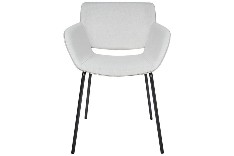 Sett med 2 spisestuestoler Axtel - Grå, svart - Møbler - Stoler & lenestoler - Spisestuestoler & kjøkkenstoler