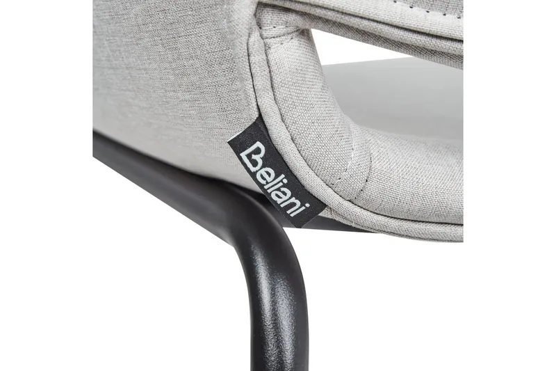 Sett med 2 spisestuestoler Axtel - Grå, svart - Møbler - Stoler & lenestoler - Spisestuestoler & kjøkkenstoler