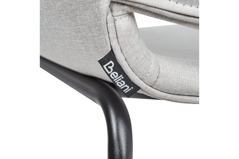 Sett med 2 spisestuestoler Axtel - Grå, svart - Møbler - Stoler & lenestoler - Spisestuestoler & kjøkkenstoler