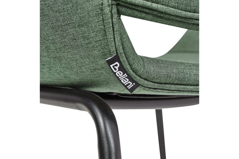 Sett med 2 spisestuestoler Axtel - Grønn, svart - Møbler - Stoler & lenestoler - Spisestuestoler & kjøkkenstoler