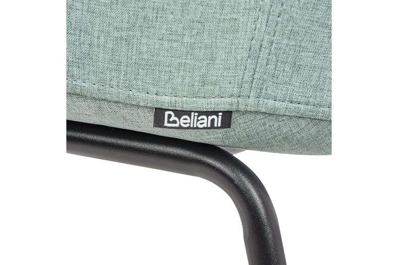 Sett med 2 spisestuestoler Belfield - Mintgrønn, Svart - Møbler - Stoler & lenestoler - Spisestuestoler & kjøkkenstoler