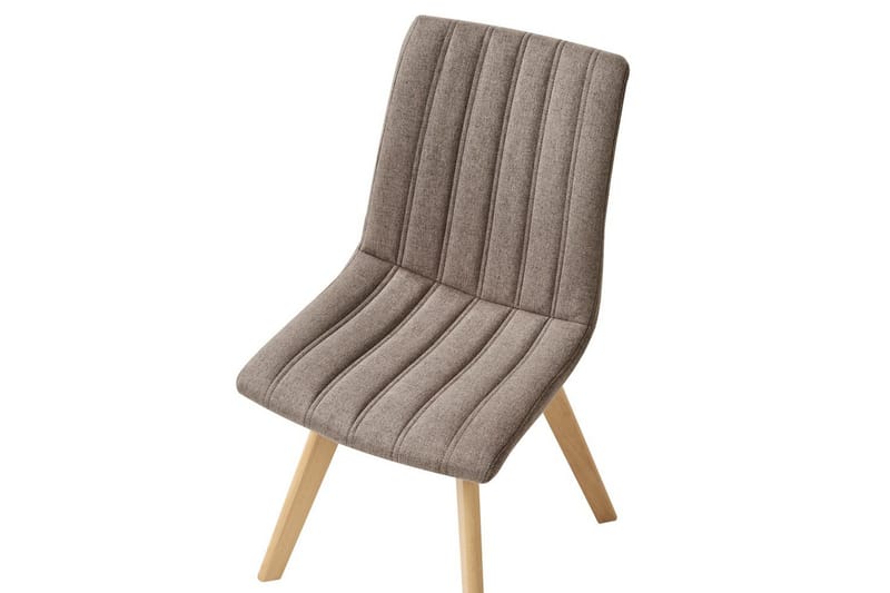 Sett med 2 spisestuestoler Calgary - Brun, lyst tre - Møbler - Stoler & lenestoler - Spisestuestoler & kjøkkenstoler