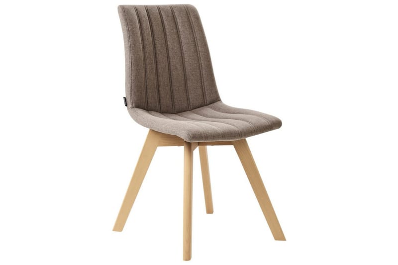 Sett med 2 spisestuestoler Calgary - Brun, lyst tre - Møbler - Stoler & lenestoler - Spisestuestoler & kjøkkenstoler