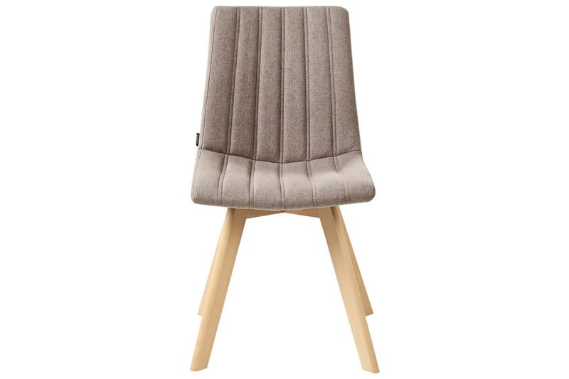 Sett med 2 spisestuestoler Calgary - Brun, lyst tre - Møbler - Stoler & lenestoler - Spisestuestoler & kjøkkenstoler