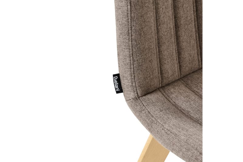 Sett med 2 spisestuestoler Calgary - Brun, lyst tre - Møbler - Stoler & lenestoler - Spisestuestoler & kjøkkenstoler