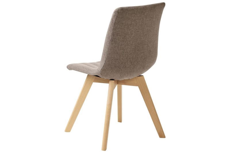 Sett med 2 spisestuestoler Calgary - Brun, lyst tre - Møbler - Stoler & lenestoler - Spisestuestoler & kjøkkenstoler