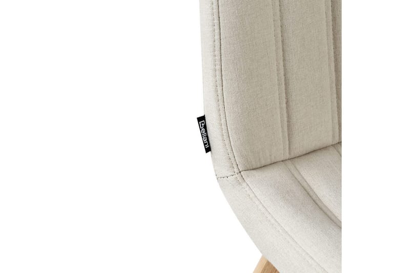 Sett med 2 spisestuestoler Calgary - Hvit, lyst tre - Møbler - Stoler & lenestoler - Spisestuestoler & kjøkkenstoler