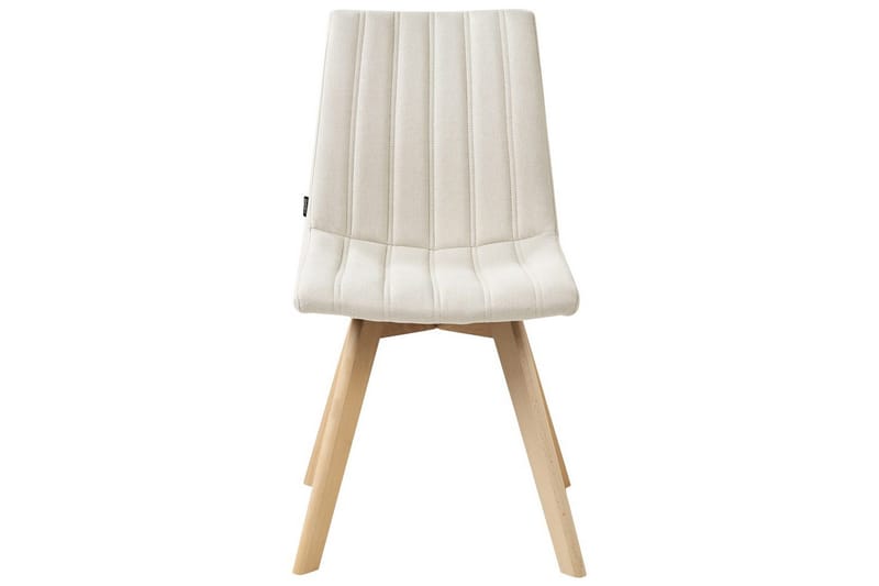 Sett med 2 spisestuestoler Calgary - Hvit, lyst tre - Møbler - Stoler & lenestoler - Spisestuestoler & kjøkkenstoler