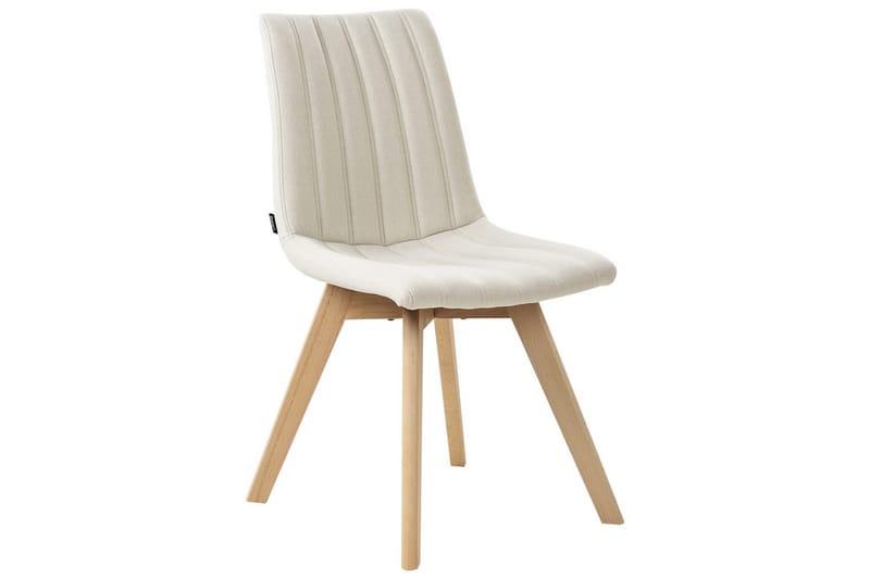 Sett med 2 spisestuestoler Calgary - Hvit, lyst tre - Møbler - Stoler & lenestoler - Spisestuestoler & kjøkkenstoler