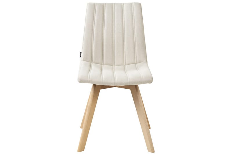 Sett med 2 spisestuestoler Calgary - Hvit, lyst tre - Møbler - Stoler & lenestoler - Spisestuestoler & kjøkkenstoler