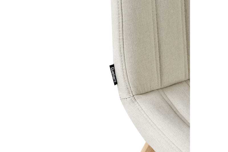 Sett med 2 spisestuestoler Calgary - Hvit, lyst tre - Møbler - Stoler & lenestoler - Spisestuestoler & kjøkkenstoler