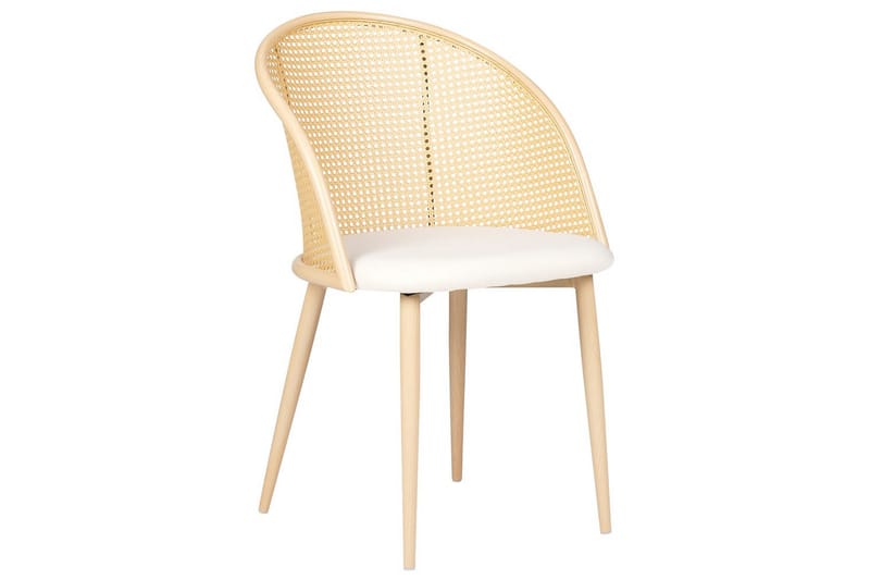 Sett med 2 spisestuestoler Cornell - Lyst tre, beige - Møbler - Stoler & lenestoler - Spisestuestoler & kjøkkenstoler