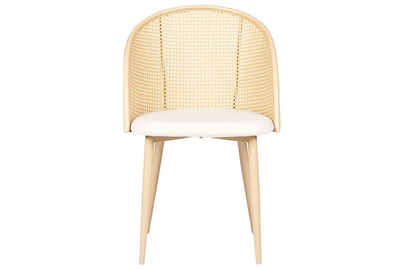 Sett med 2 spisestuestoler Cornell - Lyst tre, beige - Møbler - Stoler & lenestoler - Spisestuestoler & kjøkkenstoler