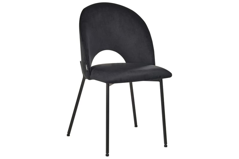 Sett med 2 spisestuestoler Covelo - Svart - Møbler - Stoler & lenestoler - Spisestuestoler & kjøkkenstoler