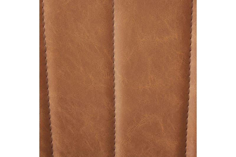 Sett med 2 spisestuestoler Dubrovnik - Brun, Svart/Kunstlær - Møbler - Stoler & lenestoler - Spisestuestoler & kjøkkenstoler