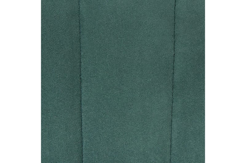 Sett med 2 spisestuestoler Dubrovnik - Grønn, svart/Fløyel - Møbler - Stoler & lenestoler - Spisestuestoler & kjøkkenstoler