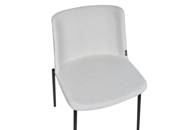 Sett med 2 spisestuestoler Esbon - Grå, svart - Møbler - Stoler & lenestoler - Spisestuestoler & kjøkkenstoler