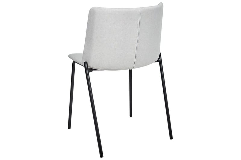 Sett med 2 spisestuestoler Esbon - Grå, svart - Møbler - Stoler & lenestoler - Spisestuestoler & kjøkkenstoler