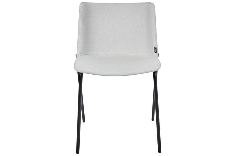 Sett med 2 spisestuestoler Esbon - Grå, svart - Møbler - Stoler & lenestoler - Spisestuestoler & kjøkkenstoler