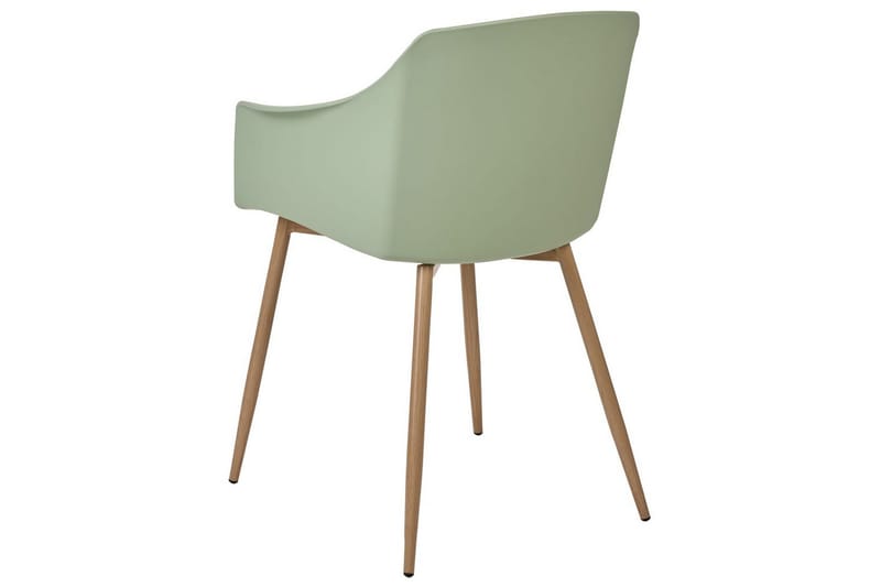 Sett med 2 spisestuestoler Fonda ll - Grønt, lyst tre - Møbler - Stoler & lenestoler - Spisestuestoler & kjøkkenstoler