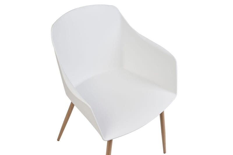 Sett med 2 spisestuestoler Fonda ll - Hvit, lyst tre - Møbler - Stoler & lenestoler - Spisestuestoler & kjøkkenstoler