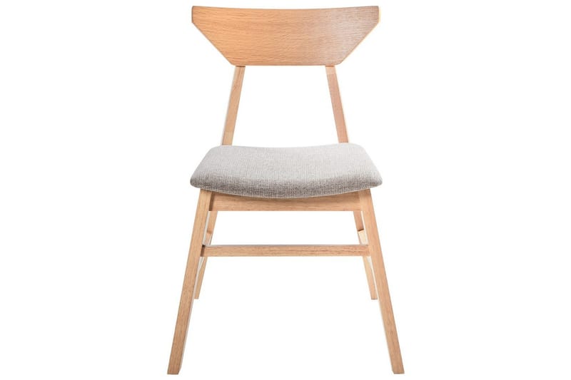 Sett med 2 spisestuestoler Hopkins - Brun, Taupe - Møbler - Stoler & lenestoler - Spisestuestoler & kjøkkenstoler