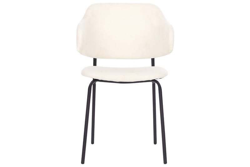 Sett med 2 spisestuestoler Kenai - Beige, svart - Møbler - Stoler & lenestoler - Spisestuestoler & kjøkkenstoler