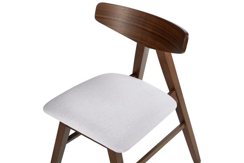 Sett med 2 spisestuestoler Lacota - Brun, grå - Møbler - Stoler & lenestoler - Spisestuestoler & kjøkkenstoler