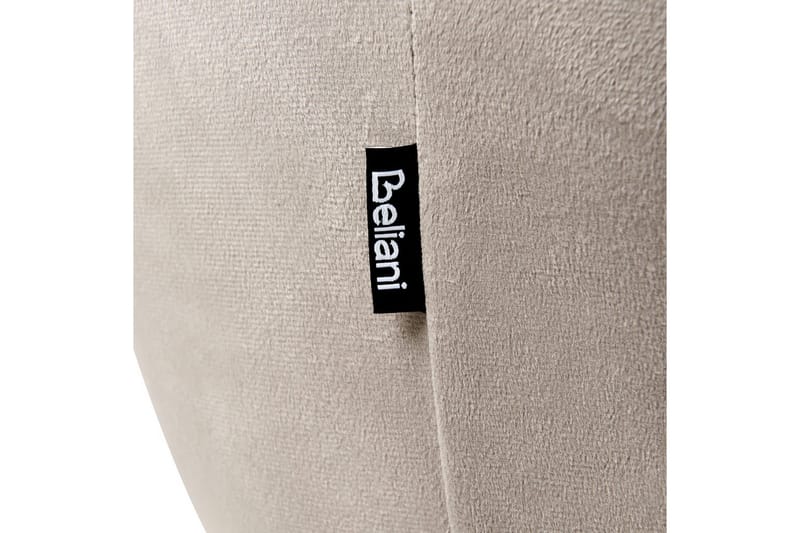 Sett med 2 spisestuestoler Loverna - Beige, gull/fløyel, Beige, Gull/Fløyel - Møbler - Stoler & lenestoler - Spisestuestoler & kjøkkenstoler