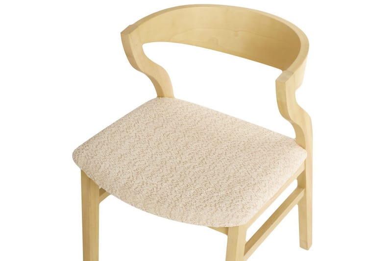 Sett med 2 spisestuestoler Maroa - Lyst tre, lys beige, Lyst tre, Lys beige - Møbler - Stoler & lenestoler - Spisestuestoler & kjøkkenstoler