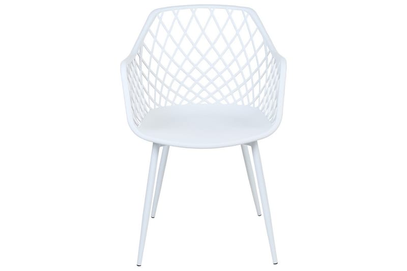 Sett med 2 spisestuestoler Nashua ll - Hvit - Møbler - Stoler & lenestoler - Spisestuestoler & kjøkkenstoler