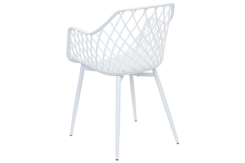 Sett med 2 spisestuestoler Nashua ll - Hvit - Møbler - Stoler & lenestoler - Spisestuestoler & kjøkkenstoler