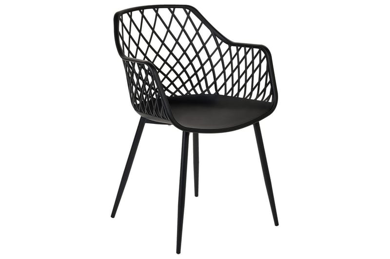 Sett med 2 spisestuestoler Nashua ll - Svart - Møbler - Stoler & lenestoler - Spisestuestoler & kjøkkenstoler