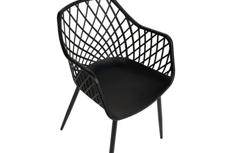 Sett med 2 spisestuestoler Nashua ll - Svart - Møbler - Stoler & lenestoler - Spisestuestoler & kjøkkenstoler